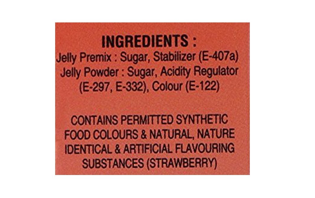 Five Star Jelly Crystals, Strawberry Flavour   Box  90 grams